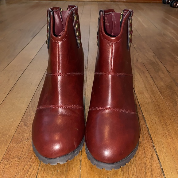 Maroon booties - Picture 5 of 6